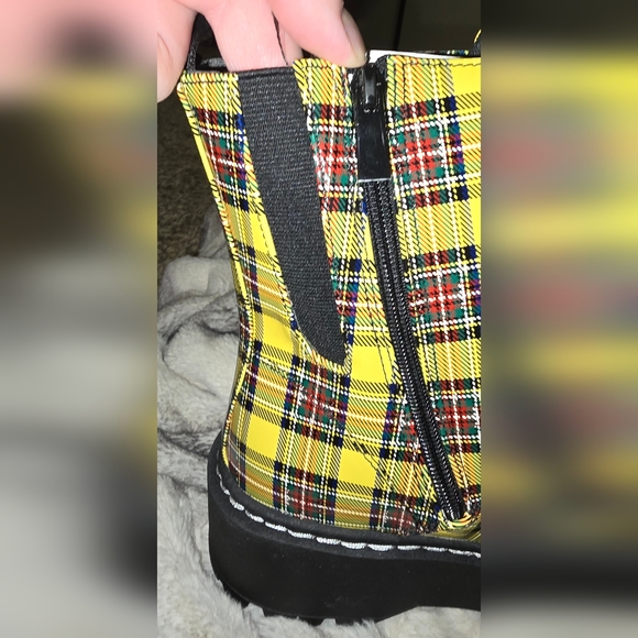 TORRID x Betsey Johnson sz 11.5 Combat Bootie - Picture 5 of 12